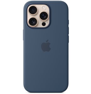 Etui APPLE Silicone Case MagSafe do iPhone 16 Pro Denim