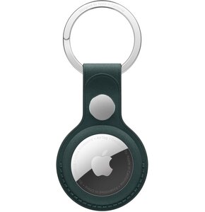 Etui APPLE FineWoven Key Ring do AirTag Ciemnozielony