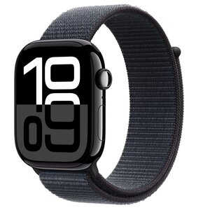 Apple Watch 10 GPS + Cellular 42mm koperta z aluminium (onyks) + opaska sportowa (atramentowy)