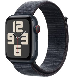 Apple Watch SE 2gen GPS + Cellular 44mm koperta z aluminium (północ) + opaska sportowa (atramentowy) 2024