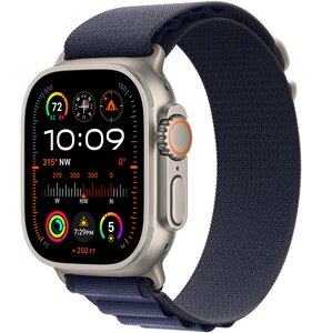 Pasek do Apple Watch (44/45/46/49mm) L Granatowy (Tytan naturalny)