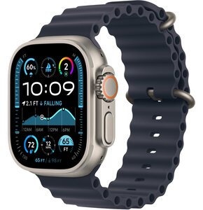 Przedłużka APPLE do paska Ocean (44/45/46/49mm) Granatowy (Tytan naturalny)