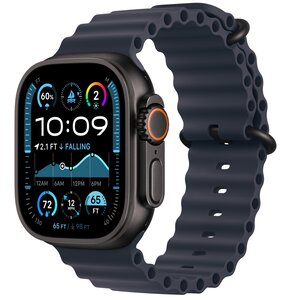 Przedłużenie paska do Apple Watch (44/45/46/49mm) Granatowy (Tytan czarny)