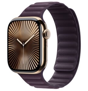 Pasek karbowany magnetyczny do Apple Watch (38/40/41/42mm) M/L Jeżyna