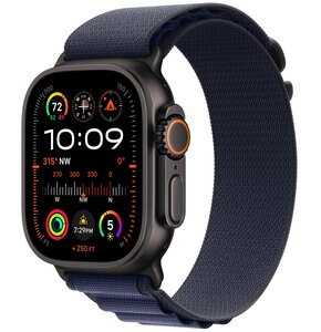 Pasek do Apple Watch (44/45/46/49mm) S Granatowy (Tytan czarny)