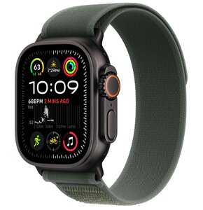 Pasek do Apple Watch (44/45/46/49mm) M/L Zielony (Tytan czarny)