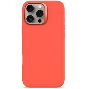 Etui DECODED Silicone Stacks MagSafe do Apple iPhone 16 Pro Max Pomarańczowy