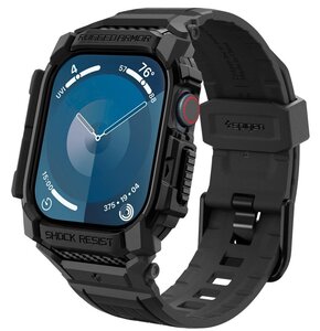 Pasek SPIGEN Rugged Armor Pro do Apple Watch 10 42mm Czarny