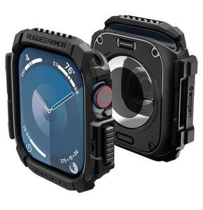 Etui SPIGEN Rugged Armor do Apple Watch 10 (42mm) Czarny