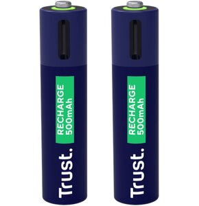 Akumulatorki AAA 500 mAh USB-C TRUST (2 szt.)