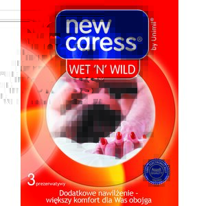 Prezerwatywy UNIMIL New Caress Wet N'Wild (3 szt.)