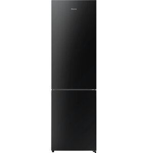 Lodówka HISENSE RB440N4GBE No frost 200.4cm Czarna (szkło) Licowane drzwi Szuflada z niższą temperaturą