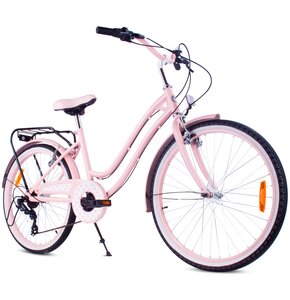 Rower młodzieżowy SUN BABY Heart Bike 24 cale dla dziewczynki Różowy