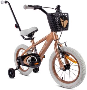 Rower dziecięcy SUN BABY Verdant Rowan 14 cali dla chłopca Cappuccino