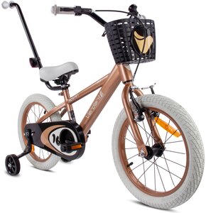 Rower dziecięcy SUN BABY Verdant Rowan 16 cali dla chłopca Cappuccino