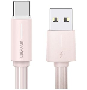 Kabel USB - USB-C USAMS SJ732USB04 18W 1 m Różowy