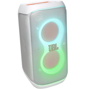 Power Audio JBL PartyBox Club 120 Biały, 160W, Bluetooth, Bateria 23 godziny, Wejście mikrofonowe i gitarowe, IPX4