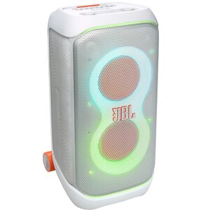 Power Audio JBL PartyBox Stage 320 Biały, 240W, Bluetooth, Bateria 18 godzin, Wejście mikrofonowe i gitarowe, IPX4