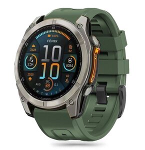 Pasek TECH-PROTECT Silicone do Garmin Fenix 5X/5X Plus/6X/6X Pro/7X/8 (51 mm) Zielony