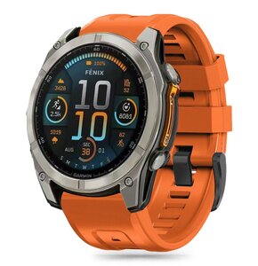 Pasek TECH-PROTECT Silicone do Garmin Fenix 5/6/6 Pro/7/8 47 mm/E Pomarańczowy