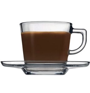 Zestaw kawowy PASABAHCE Carre 215ml (12 elementów)