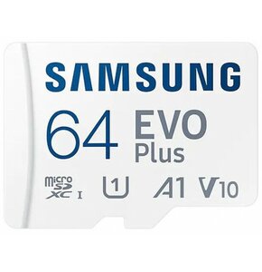 Karta pamięci SAMSUNG Evo Plus microSDXC 64GB + Adapter