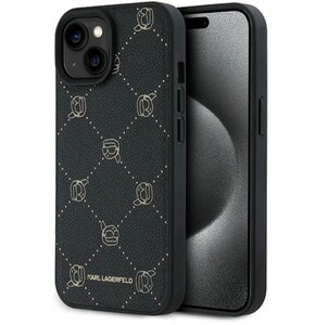 Etui KARL LAGERFELD Karl Head MagSafe do Apple iPhone 15 Plus Czarny
