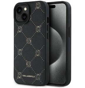 Etui KARL LAGERFELD Karl Head Magsafe do Apple iPhone 15 Czarny