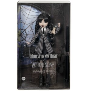 Lalka MONSTER HIGH X Wednesday Szkolny Mundurek HXJ04