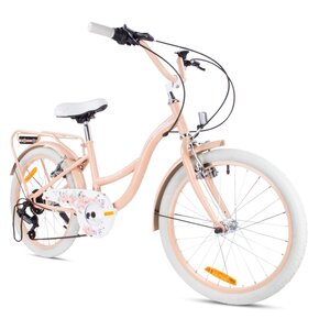 Rower dziecięcy SUN BABY Flower Bike 20 cali dla dziewczynki Morelowy