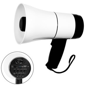 Megafon MUSICMATE MM-GH17 SpeakPower Czarno-biały