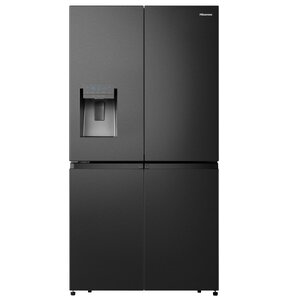 Lodówka HISENSE RQ760N4AFF Side by Side No frost 178.5cm Czarna Podajnik wody Kostkarka