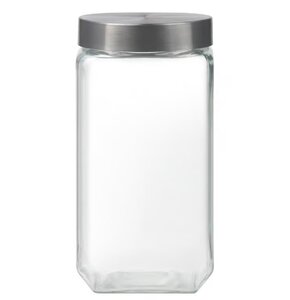 Słoik DOMOTTI Milos 2.2 L Srebrny