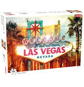 Puzzle TACTIC Lovers Welcome to Las Vegas 56657 (500 elementów)