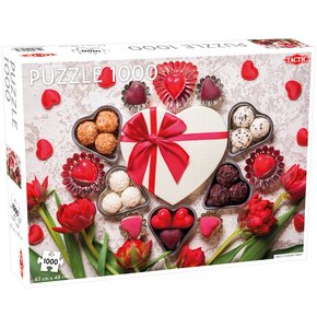 Puzzle TACTIC Lovers Sweets for My Sweet 58277 (1000 elementów)