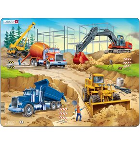 Układanka LARSEN Maxi Construction LA-US1 (30 elementów)