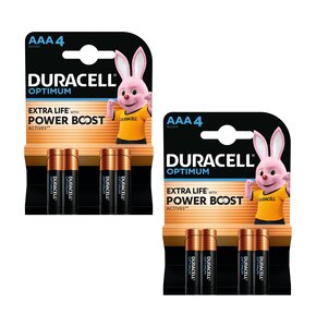 Baterie AAA LR3 DURACELL Optimum (8 szt.)