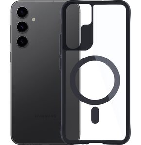 Etui XLINE MagSystem Satin Guardx do Samsung Galaxy S24 Przezroczysto-czarny