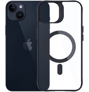 Etui XLINE MagSystem Satin Guardx do Apple iPhone 14 Plus Przezroczysto-czarny