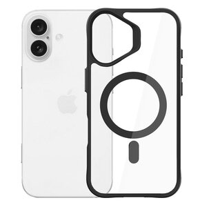 Etui XLINE MagSystem Satin Guardx do Apple iPhone 16 Przezroczysto-czarny