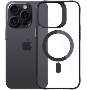 Etui XLINE MagSystem Satin Guardx do Apple iPhone 16 Pro Max Przezroczysto-czarny