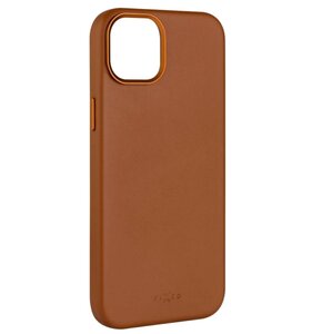 Etui FIXED MagLeather MagSafe do Apple iPhone 15 Plus Brązowy