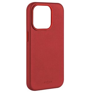 Etui FIXED MagLeather MagSafe do Apple iPhone 16 Pro Czerwony