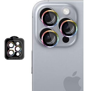 Nakładka na obiektyw 3MK Lens Protection Pro do Apple iPhone 16 Pro/16 Pro Max Tęczowy