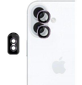 Nakładka na obiektyw 3MK Lens Protection Pro do Apple iPhone 16/16 Plus Różowy