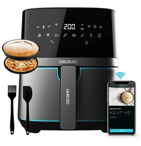 Air Fryer Frytkownica beztłuszczowa Cecotec Cecofry Full InoxBlack 5500 Pro, 5.5l, Wi-Fi, programator czasowy