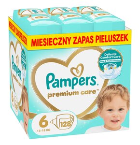 Pieluchy PAMPERS Premium Care 6 (128 szt)
