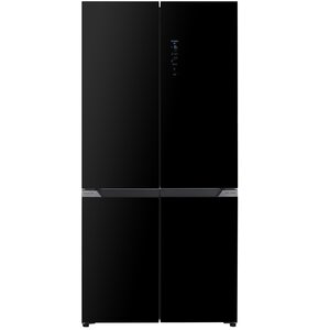 Lodówka BERG CZW190NBG03 No Frost 190.2cm Czarne szkło Licowane drzwi
