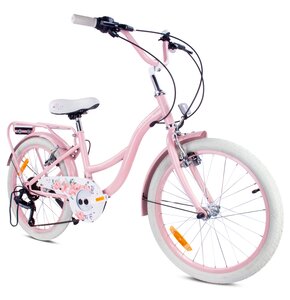 Rower dziecięcy SUN BABY Flower Bike 20 cali dla dziewczynki Różowy