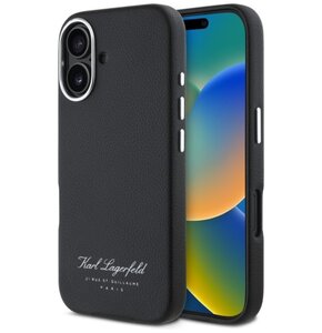 Etui KARL LAGERFELD Hotel RSG do Apple iPhone 16 Czarny